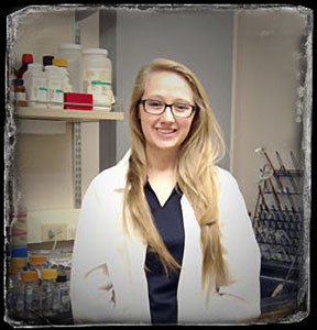 Melanie Bumbalough, a senior in the College of Science